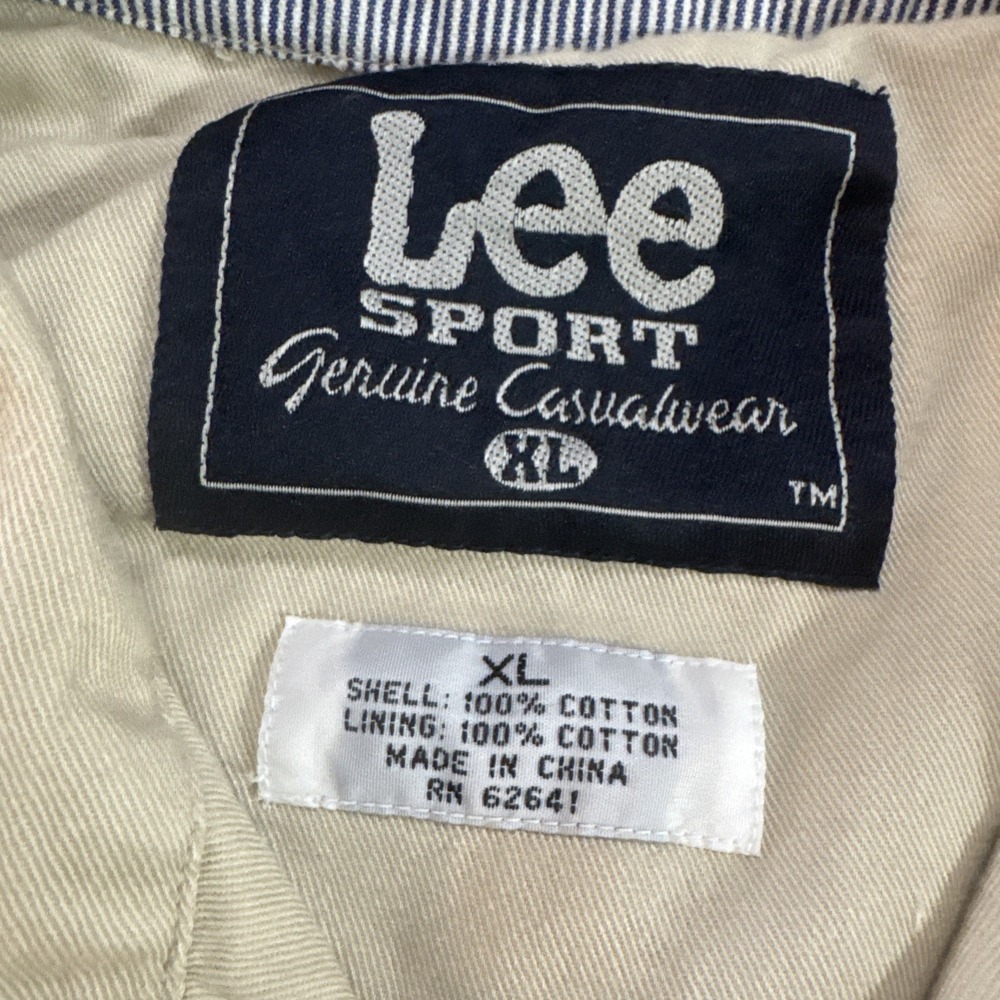 VTG 90s Men's Lee Sport NFL‎ Green Bay Packers Full Zip Detroit Style Jacket XL - Picture 4 of 8